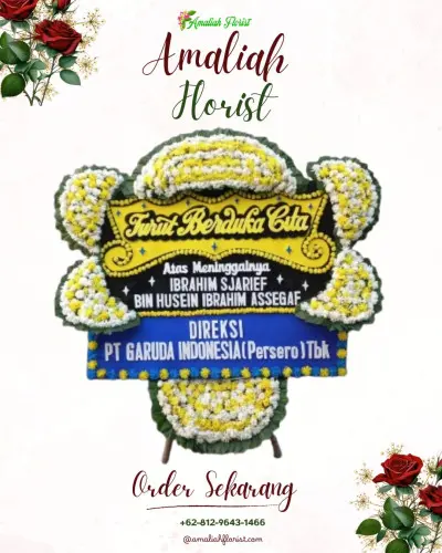 Papan Bunga Duka di 19 Ilir