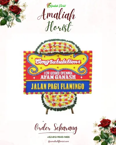 Bunga Papan Congratulation di 19 Ilir